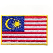 Hegibaer Thailand Flagge Patch 30x20 Mm – Aufnäher Oder Aufbügler, Gestickt, Perfekt Für Kleidung & Taschen