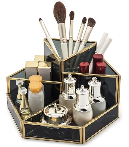 UQTUKO Organisateur de coiffeuse, palettes, organisateur de maquillage UQTUKO Organisateur de coiffeuse, palettes, organisateur de maquillage