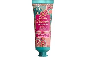 TESORI D´ORIENTE TESORI D'ORIENTE HANDCREME AYURVEDA 75 ml, delikatny krem do rąk z ekstraktem z owoców amli, olejkiem sezamowym, aloesem i nagietkiem, rytuał wellness dla ciała i zmysłów