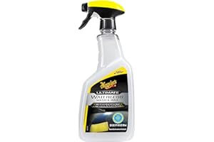 ‎MEGUIAR'S Meguiar's Ultimate Wash & Wax Anywhere - Trockenwäsche & Wachsspray - Autoreinigung - Autowaschen ohne Wasser - Glatte Schutzschicht - Kratzfreie Formel für mehr Glanz, 768ml, G3626EU