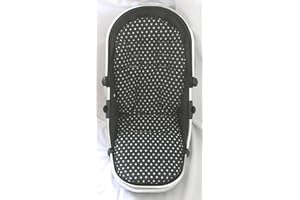 Jillyraff Black Star Design Padded seat Liner Designed to fit iCandy Peach pushchairs