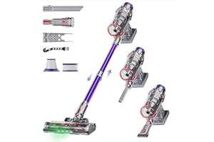EUARY Aspiradora de Mano sin Cable 600W 55KPa Aspirador Escoba Vertical de Mano Potente sin Cable Mini Aspirador Vertical Sem Fios Cordless Vacuum Cleaner Aspirador Bateria Portatil