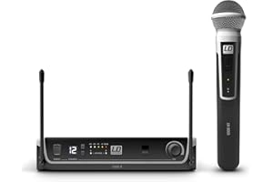 LD Systems U308 HHD - Funksystem mit dynamischem Handmikrofon, 863-865 MHz+ 823-832 MHz, schwarz