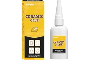 FOOGWEE 30g Sekundenkleber Extra Stark für Keramik und Porzellan - Porzellankleber Transparent - Keramikkleber Geschirr Wasserfest - Superkleber Extra Stark für Alles Gel für Kunststoff Gummi Stein