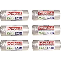 160 Buste Per Pattumiera Bama Poker - 65x54 Cm | Sacchi Resistenti Antigoccia - Foto 3
