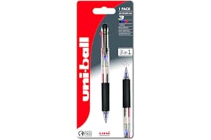 Uni-Ball SXE3-400-10 Jetstream Multi Pen 1pc Blister Corpo Trasparente Plastica Senza Imballaggio