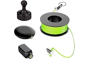 ANBOO Magnetic Cable Puller, Magnetic Cable Puller Guide System, Magnetic Wire Puller, Effective Cable Puller for Various Surfaces and Pipes (A Section)