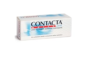 Contacta, Daily Lens 30, Lenti a Contatto Giornaliere per Miopia, Lenti a Contatto Usa e Getta Sicure e Facili da Applicare, Diottrie -1,75, Confezione da 30 Lenti Monouso