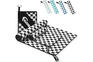 KUOGAS Juego de 2 Toalla Microfibra (Toalla de BañO Grande de 160x80 cm + Toalla PequeñA de 80x40 Cm), Toalla de Playa, Toalla Gimnasio, Toallas Microfibra Secado RáPido para Fitness, Sauna