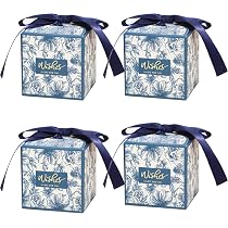 24 Pezzi di Scatole da Regalo a Tema Gatto per Bomboniere Scatoline di Carta per Dolcetti Caramelle per Bambini Festa di Compleanno Baby Shower Festa a Tema Gattino, 8 Stili