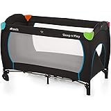 Hauck Lettino da Viaggio Sleep N Play Go Plus - Culla Neonato fino a 15kg - Letto Pieghevole 60x120cm - Letto Bambini con Ruo