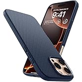 Spigen iPhone 16 Pro Max ile Uyumlu Kılıf Liquid Air Kaymaz Dokulu Y&uuml;zey Lacivert Kapak - ACS07989 (Spigen TR Garantili)