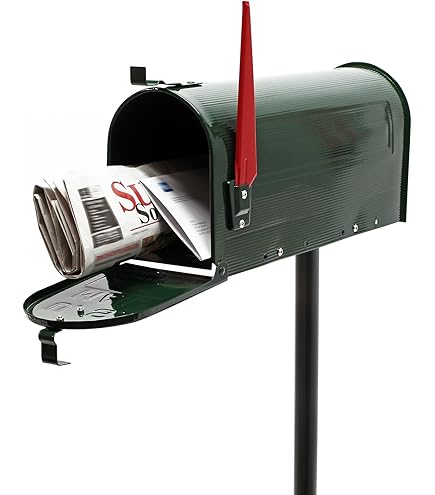 Banjado Amerikanischer Briefkasten – US-Mailbox Mit Motiv „Laubzauberbaum“ In Weiß