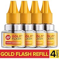 Good knight Gold Flash - Mosquito Repellent Refill, 45ml Each (Pack of 4)