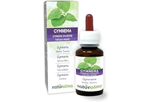 Gymnema (Gymnema sylvestre ou Marsdenia sylvestris) feuilles Teinture Mère sans alcool Naturalma - Extrait liquide gouttes 60 ml - Complément alimentaire - Végétalien ou végan