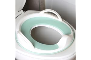 JOOL BABY PRODUCTS Jool Baby Potty Training Seat for Boys and Girls with Handles, Fits Round & Oval Toilets, Non-Slip with Splash Guard, Includes Free Storage Hook (Aqua)