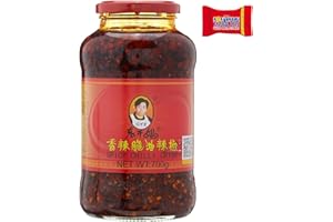 TRINOVI.COM Lao Gan Ma Pasta de Chile Tostado 1 x 700 g, Aceite Picante con Hojuelas de Chile y Pimienta Sichuan, Sabor Auténtico Chino - Trinovi