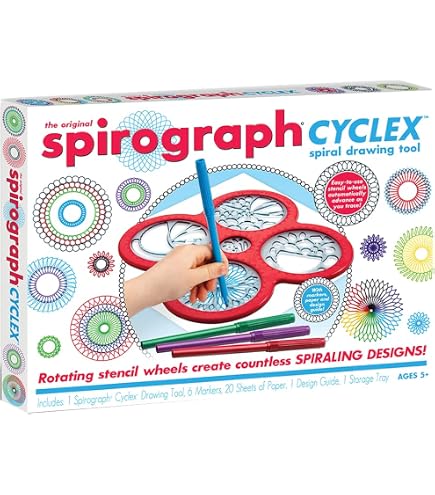 LUFEIS Spiral Designer – 28 Pièces – Kit De Dessin Mandala Pour Enfants Et Adultes – Créatif Et éducatif