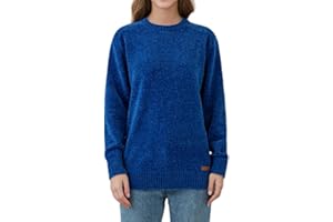Simple&Opulence Women's Jumper Crewneck,Chenille Warm Pullover Tops for Woman,Casual Long Sleeve Winter Sweater,S-XXL
