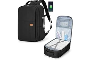 SZLX Torba Kabinowa Ryanair 40x20x25 na Bagaż Podręczny z Kieszenią na Laptopa Plecak Podróżny dla Kobiet USB Plecak Podróżny Easyjet Bag 45x36x20 Plecak Damski Miejski Wodoodporny Plecak Samolotowy