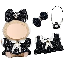 Lot De 2 Tenues Tricot Bonnet & Pull – Vêtements Mignons 17 Cm Pour Poupées Vinyl Plush Toy