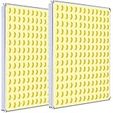 CXhome 2Pcs 75W LED Pflanzenlampe Vollspektrum LED Grow Light Pflanzenlicht Led Grow Lamp für Zimmerpflanzen Gemüse und Blume