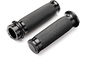 HONFITAT 1 Inch 25Mm Handle Bar Handlebar Hand Grip For Harley Davidson Touring Sportster Xl883 Xl1200 Motorcycle Black