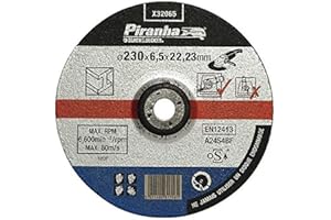 BLACK+DECKER Piranha DPC Metal Grinding Bonded Disc, 230 x 22 x 6 mm
