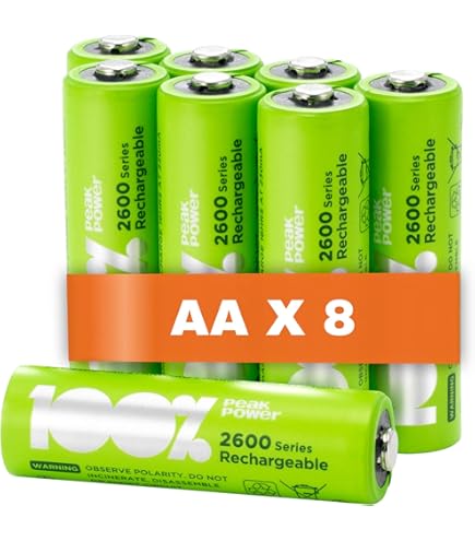 Caricabatterie Per Pile AA E AAA GP RECYKO - 8 Slot, Include 4 Batterie AA 2100 MAh E 4 AAA 850 MAh - Foto 9
