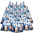 ZYOZIQUE Boss Baby Theme Party Hats - Happy Birthday Cone Hats for Kids - Party Supplies and Decorations