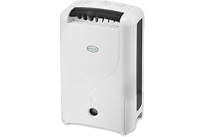 EcoAir DD1 Simple MK3 Black Desiccant Dehumidifier | Rotary Dial | 7.5 L/Day | Quiet 34dBA | Anti Bacterial Filter | Laundry | 6Kg | Home Garage Basement Boat