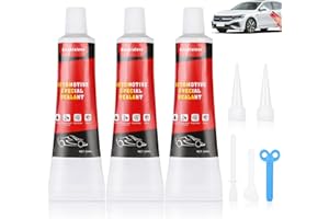 Amentalove 3 PCS Colle Carrosserie Voiture 150ml, Colle Pare Brise, Colle pour Vitres Voiture, Colle pour Fenêtres Voiture,Résistant à la Chaleur, Durcissement Rapide, Scellé et étanche