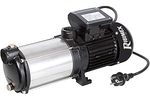 RIBIMEX Pompe à surface grossière avec auto-amorçage multi-cellules Capacité 5 turbines en acier inoxydable