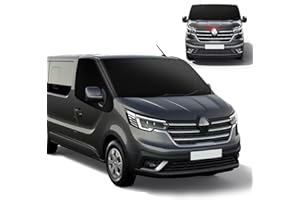 MaxEarn Housse de protection pour pare-brise de voiture Renault Trafic 2014-2023 - Imperméable 600D - Protection solaire avant, tapis thermique, occultant, anti-UV, gel, glace et poussière - Pour Flat