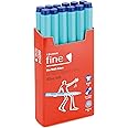 Berol Colour Fine Fibre Tipped Pen with 0.6 mm Line Width - Black, Pack of 12