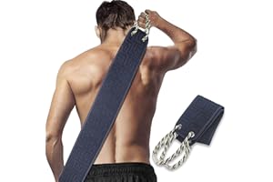 Kireida® Peeling-Rückenschrubber für die Dusche, doppelseitiger Rückenpeeling-Waschlappen mit Griffen, großes Körperpeeling-Badegerät zur gründlichen Reinigung Ihres Körpers