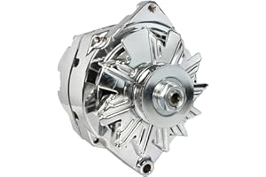 DB Electrical ADR0242-C Lichtmaschine, 110 A, Chrom, kompatibel mit Chevy GM 12SI One-Wire 1965–1985