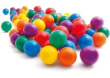 Intex Plastic Balls For Pools, 100 Coloured Balls, Diameter 6.5 cm