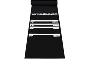 EASIMAT Heavy Duty Rubber Darts Mat Rubber Professional Multiple Throwing Distances (FED21174)