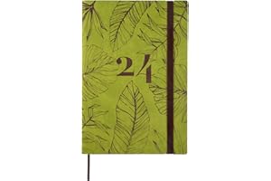 Finocam - Agenda 2024 Dynamic Casual Semana Vista Vertical Enero 2024 - Diciembre 2024 (12 meses) Hojas Español