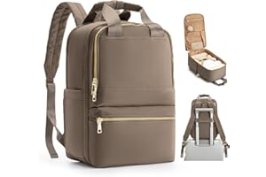 bergsalz Reiserucksack Damen Ryanair Handgepäck 40x20x25 Rucksack Handgepäck Flugzeug Rucksack 40x20x25 Damen Herren Wasserdicht Braun