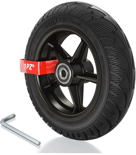 Pneu Solide 165x45 Mm Pour Hoverboard Et Scooter électrique : Caoutchouc Durable, Installation Facile