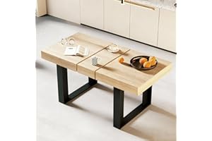 ‎GRAVFORCE GRAVFORCE Esstisch ausziehbar für 2-6 Personen Esszimmertisch Küchentisch 120-160cm Moderner Schlichter Dining Table Hochfeste Großer Tisch für Wohnzimmer Esszimmer Wohnung