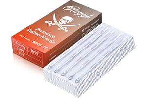 Agujas De Tatuaje - SOTICA 50PCS / Caja 5RL Agujas desechables de pistolas de tatuaje Agujas de tatuaje estériles utilizadas para suministros de tatuaje de kit de tatuaje