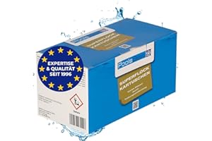 PoolsBest Superflock Kartuschen 1kg I 8 x 125g Flockungskartuschen für Pool I Flockungsmittel für kristallklares Wasser I Pool Trübungsentferner mit Klareffekt I hochwertiger Klarmacher Pool