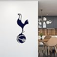 Tottenham Hotspur Crest Wall Sticker Art Vinyl Mural Football Gift (Navy, 60cm Height x 30cm Width)