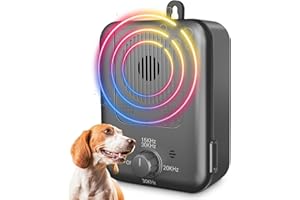 DAGOSH Anti Barking Devices, Auto Dog Bark Control Devices with 3 Modes, Ultrasonic Bark Box Dog Barking Deterrent Devices, Effective Stop Barking Dog Devices for Indoor & Outdoor Use