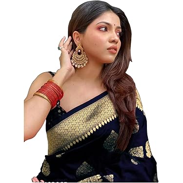 RangMahal Indiase dames puur katoen geborduurd Anarkali Kurta Pant Tussle Dupatta Set, Paars, L