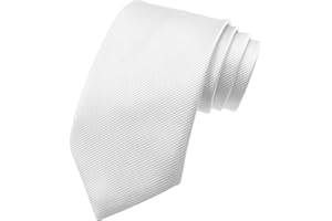AHLPO Elegant Tie for Men, 8 cm, Men's Ties, Classic Tie for Wedding, Office, Party and Festive Events - Plain in Various Colours Tie