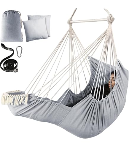 Chaise Œuf Suspendue Pliable - Osier Et Rotin - Support Inclus - Capacité 330 Lbs - Intérieur/Extérieur